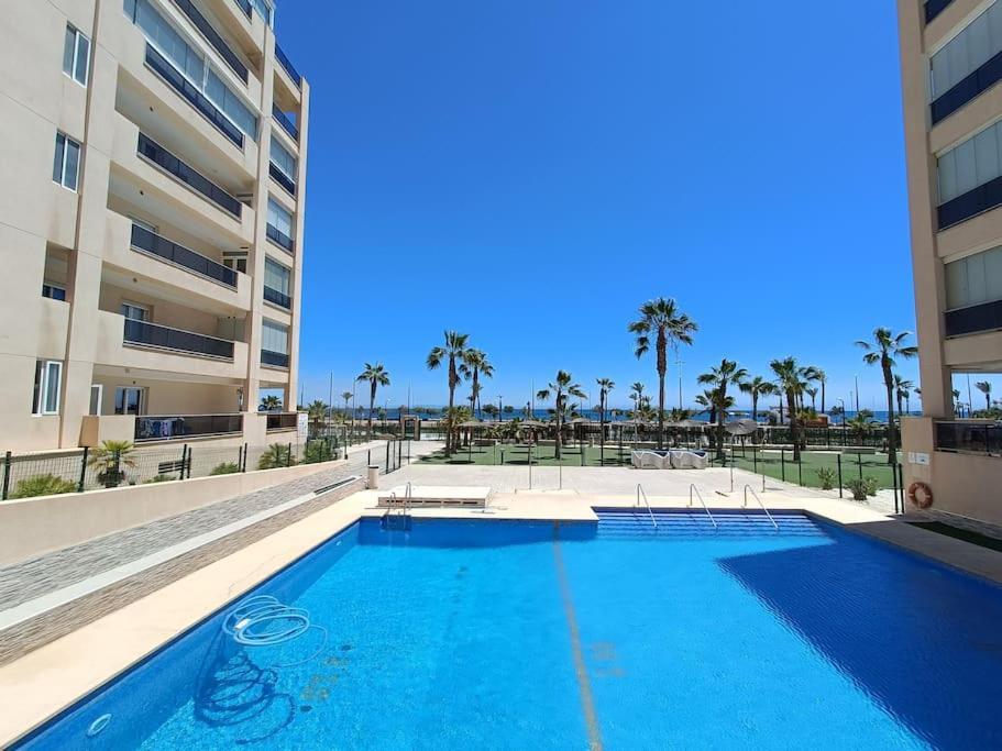 Mar Y Sal 12 Suites, Gran Terraza Con Vistas Al Mar, 2 Hab, Garaje Y Piscina Roquetas de Mar Exterior foto